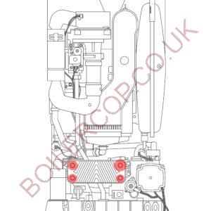 178969 - VAILLANT - EcoFIT VUW - EcoFIT Pure 825 VUW 256/6-3 - Plate Hex DHW Seals